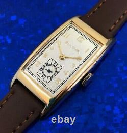 Vintage 1940s Mans BULOVA Hand Winding, Fully Serviced With One Year WARRANTY