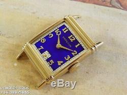 Vintage 1941 HAMILTON LESTER, Stunning BLUE Dial, Serviced, One Year warranty