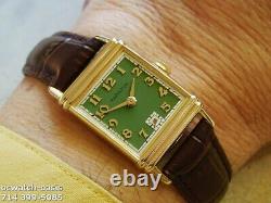 Vintage 1941 HAMILTON LESTER, Stunning Green Dial, Serviced, One Year warranty