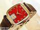 Vintage 1941 Hamilton Martin, Stunning Red Dial, Serviced, One Year Warranty