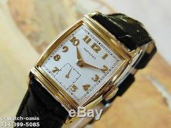 Vintage 1948 HAMILTON FORBES, Stunning Silver Dial, Serviced, One Year warranty