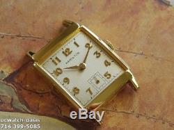 Vintage 1949 HAMILTON Cedric, Stunning SIVER Dial, Serviced, One Year warranty