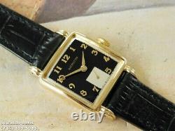 Vintage 1949 HAMILTON DEWITT, Stunning Black Dial, Serviced, One Year warranty