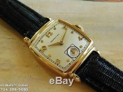 Vintage 1949 HAMILTON NORMAN, Stunning Silver Dial, Serviced, One Year warranty