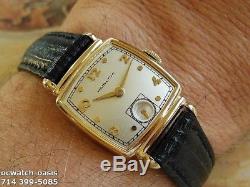 Vintage 1949 HAMILTON NORMAN, Stunning Silver Dial, Serviced, One Year warranty