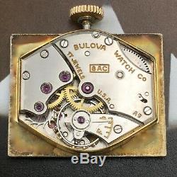 Vintage 1949 Men's Bulova, Diamond Dial, 17 Jewels USA Made One Year Warranty