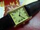 Vintage Unisex Cartier Tank, Roman Dial, Box&papers Buckle One Year Warranty